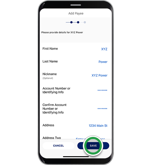 How to add a payee to your bank account with the Mobile Banking App ...