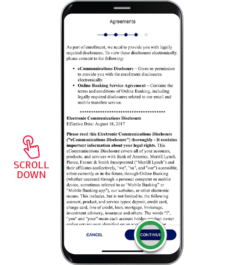 How to enroll in Mobile Banking with Bank of America