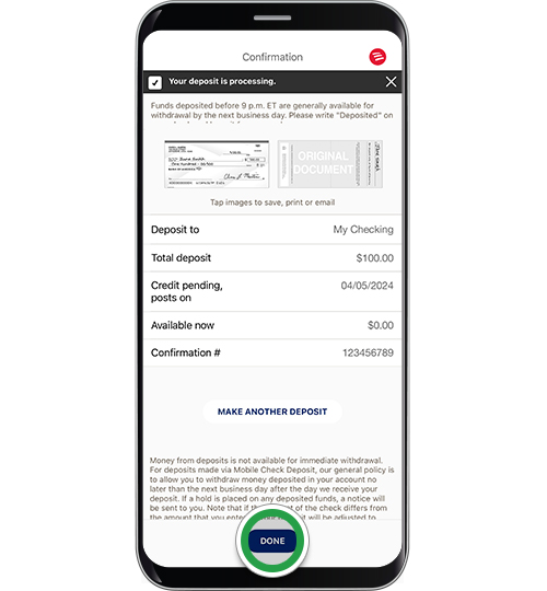 Bank Of America Deposit Check At Atm How to deposit a check with the Mobile Banking App | Bank of America