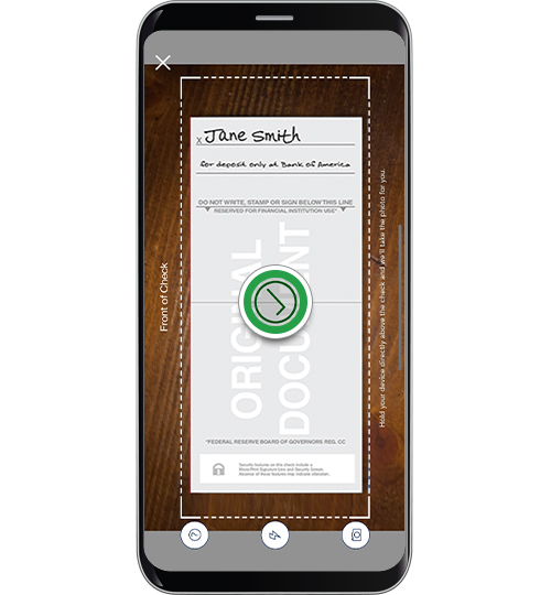 How to deposit a check with the Mobile Banking App | Bank of America