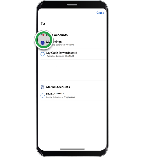 How to transfer money with the Mobile Banking app | Bank of America